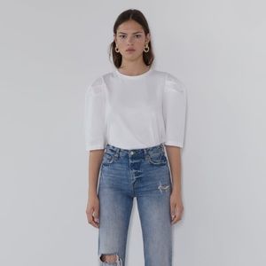 Zara Balloon sleeve top